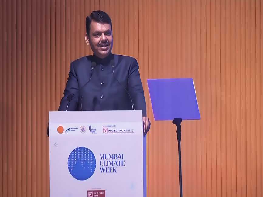 CM Devendra Fadnavis Positions Maharastra As Climate Finance Gateway At Mumbai Climate Week