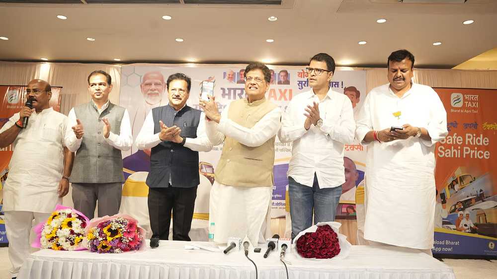 Piyush Goyal Launches Bharat Taxi App In Mumbai; Passenger Services To Begin In May