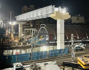 Mumbai Metro Line 6 Crosses Major Milestone With 42m Steel Span Over Western Railway Tracks
