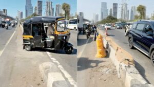 BMC Seals Unsafe Opening Near Aarey Flyover After Safety Concerns