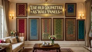 From Dupattas To Designer Walls: How To Turn Old Fabrics Into Luxury Home Panels