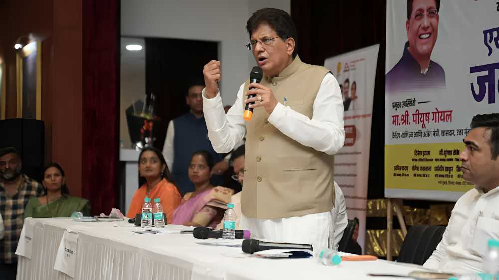 Piyush Goyal Assures No Family Will Be Left Homeless Under North Mumbai SRA Redevelopment Projects