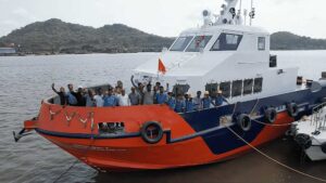 Mumbai-Built High-Speed Passenger Vessel ‘Ocean Crewzer 8’ Launched To Boost India’s Maritime Connectivity
