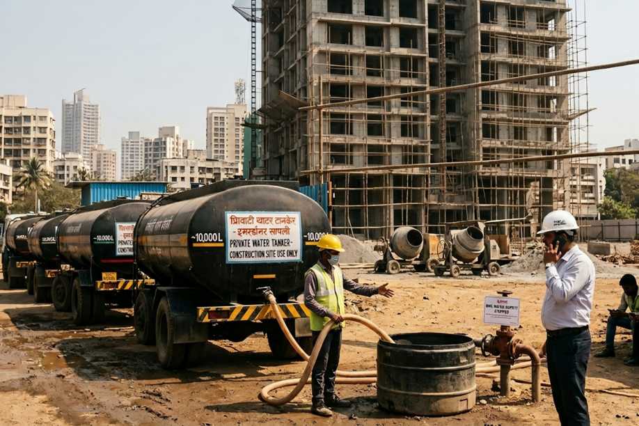 Mumbai Water Curbs Spark Construction Concerns As Developers Push For Alternative Supply Solutions