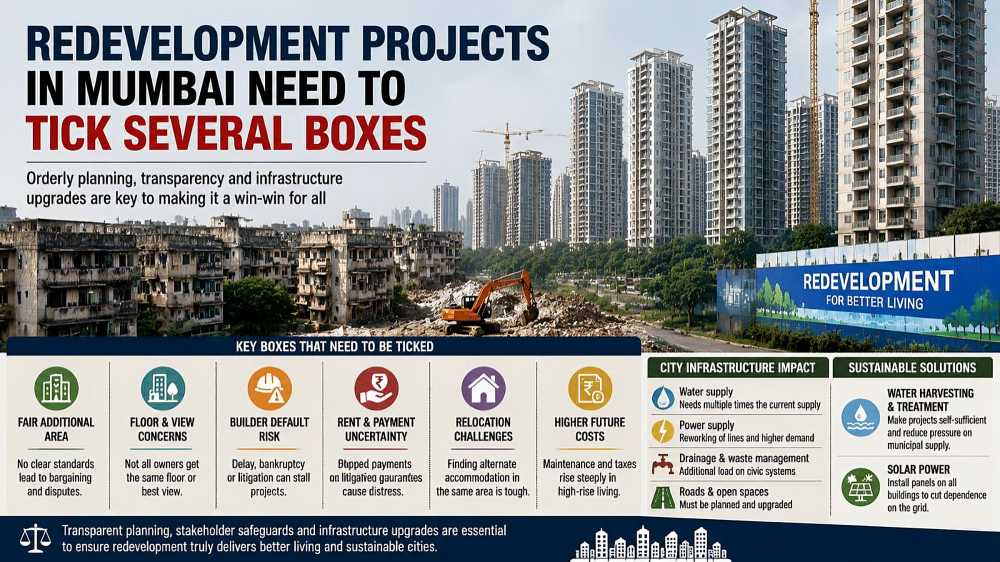 Mumbai’s Redevelopment Surge Offers Bigger Homes, But Experts Say Better Planning Is Essential