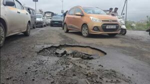 Potholes Return Weeks After Repairs In Vasai-Virar, Residents Raise Safety & Accountability Concerns