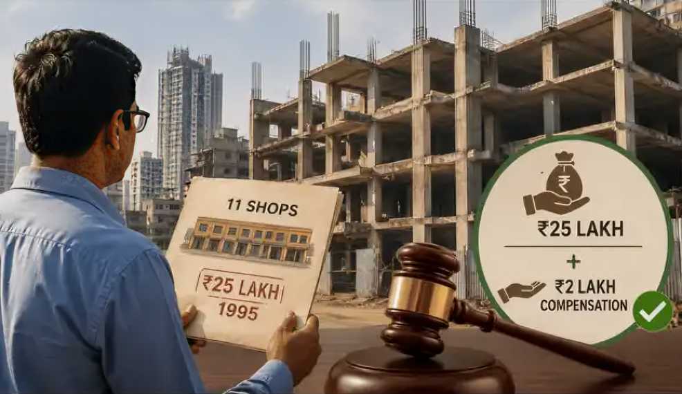 Mumbai Buyer Wins Refund With 12% Interest After Waiting 30 Years For 11 Commercial Shops