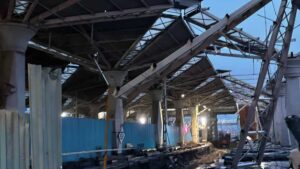 Roof Sheet Collapses During Platform Expansion Work At Panvel Station, No Injuries Reported