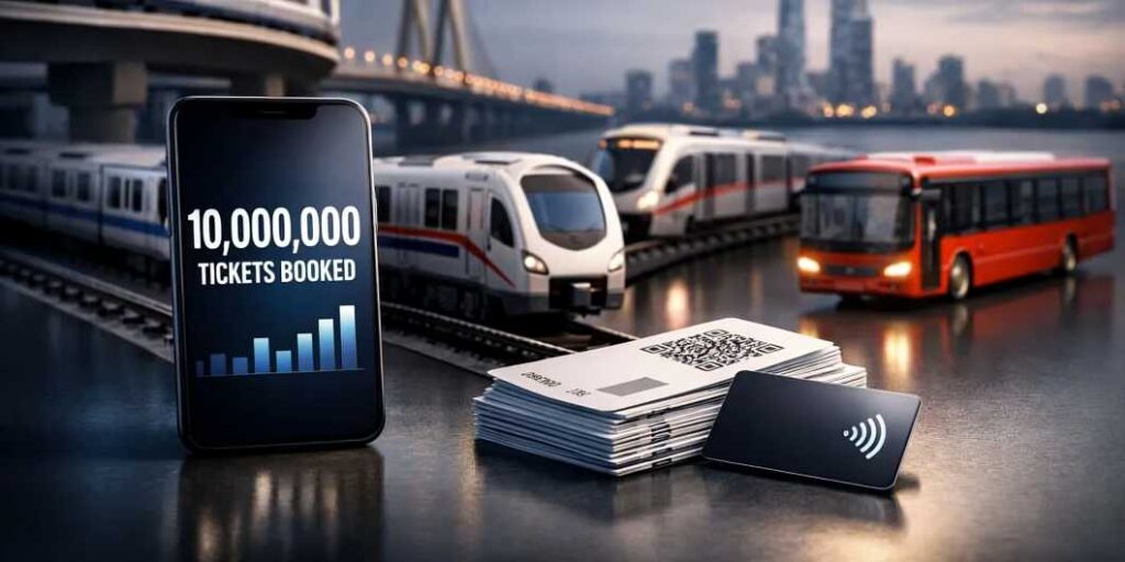 Mumbai One Crosses 10 Million Ticket Bookings, Connects 11 Public Transport Services