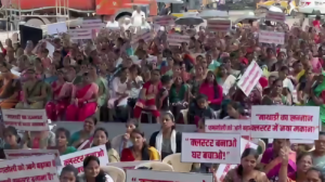 Simplex Colony Residents Protest Delay In Navi Mumbai Cluster Redevelopment