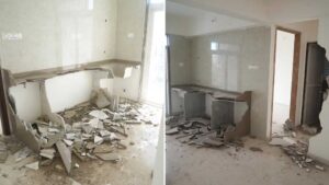 PMC Cracks Down on Kamothe Building, Demolishes 80 Unauthorised Flats After Court Clearance