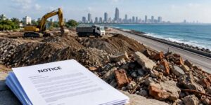 BMC Seeks Explanation from L&T Over Alleged Unauthorised Debris Use On Coastal Road Land