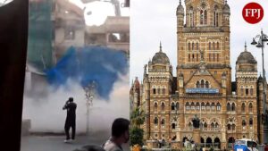 Falling Debris Puts Commuters At Risk At Mumbai’s Lokhandwala Redevelopment Site